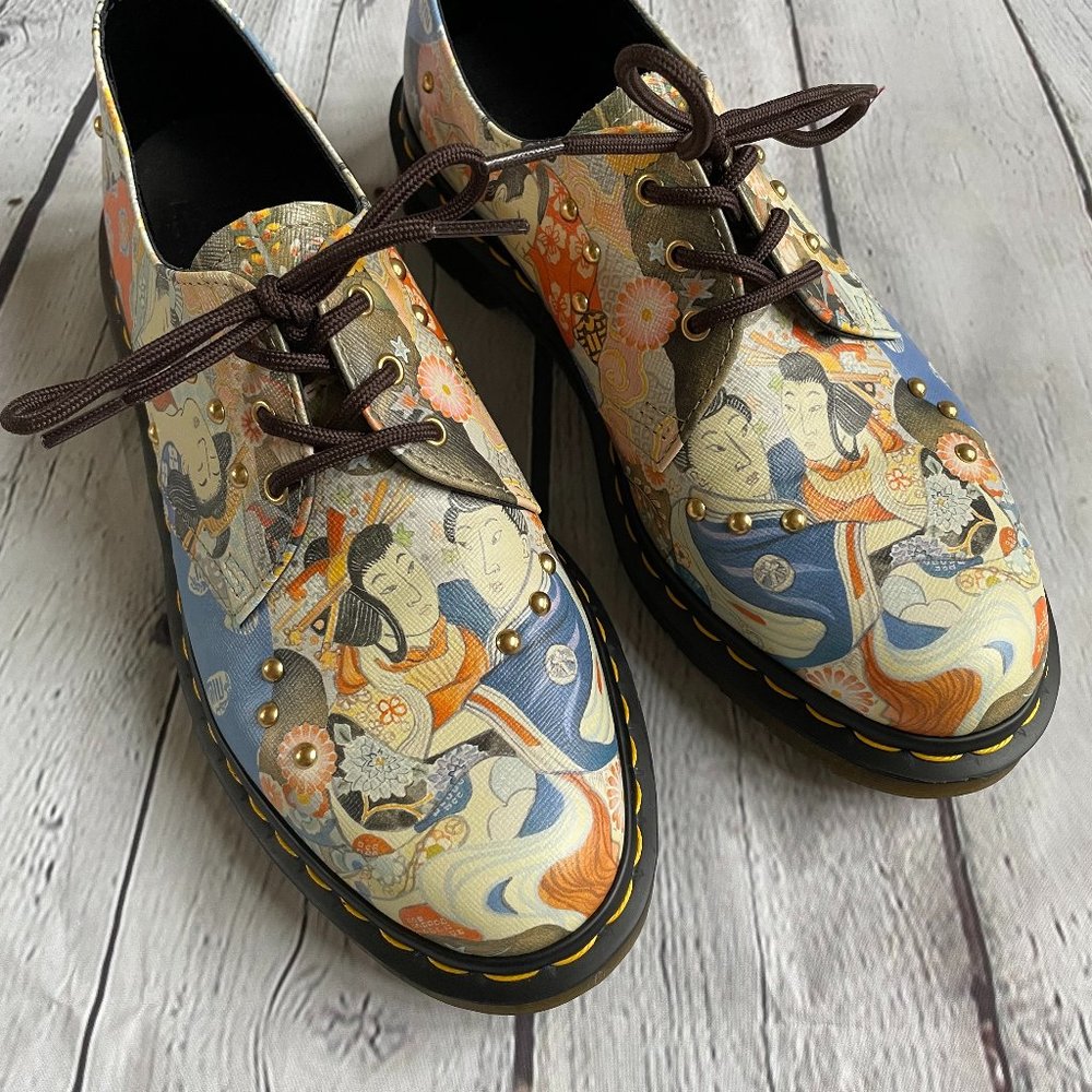 Dr. Martens Eastern Art 1461 Studded Oxfords